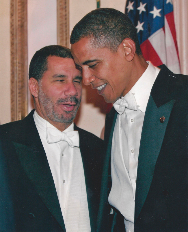 David Paterson and Barak Obama