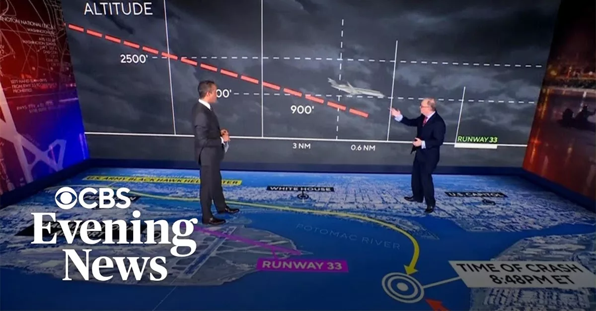 CBS Evening News: Former NTSB chair maps out D.C. midair collision